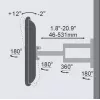 Suporte de TV Vivolink VLMW2355A 55 polegadas preto