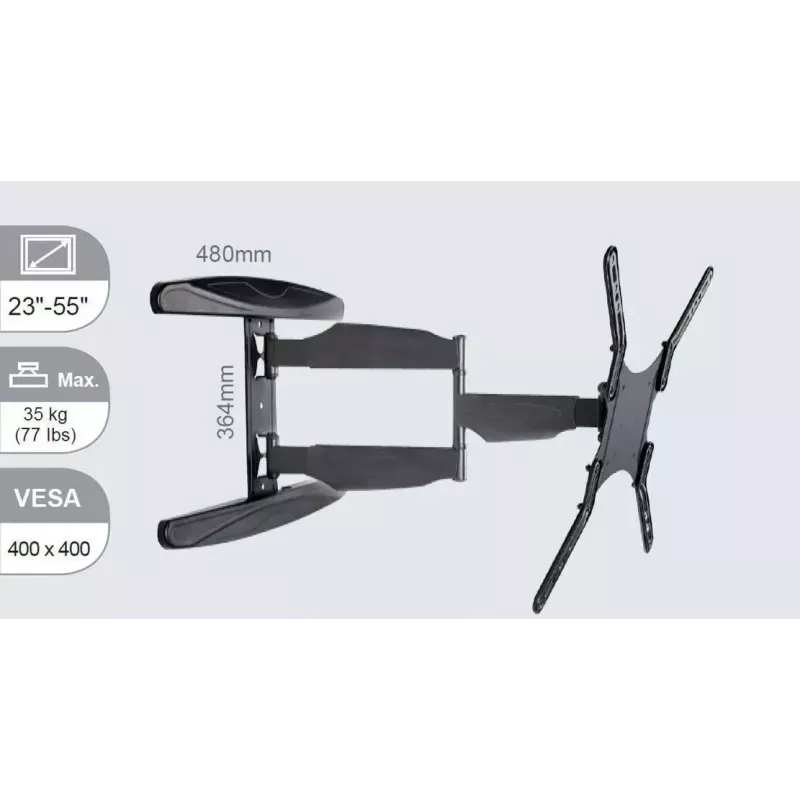 Suporte de TV Vivolink VLMW2355A 55 polegadas preto