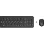 Conjunto teclado e rato HP 330 – RF sem fios tamanho completo, preto, rato incluído, 0,42 kg