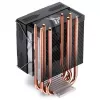 Dissipador de CPU Jonsbo CR-1300 EVO 90mm preto — dissipador de ar, ventoinha de 90 mm