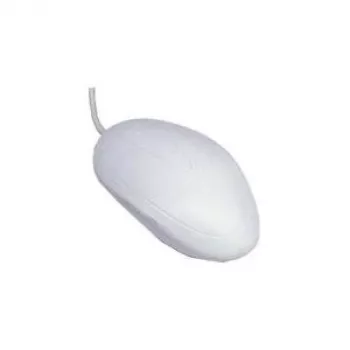 Rato Seal Shield à prova de água - ótico - 5 botões - com fios - PS/2, USB - branco (SSWM3)