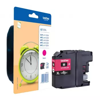 cartucho de tinta Brother LC-125XLM, original Extra (Super) High Yield, magenta, 1 unid.