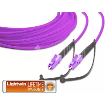 Lightwin High Quality cabo de rede de fibra ótica simplex, MM OM4, LC - LC cabo de rede de fibra ótica (LSP-50 LC-LC 2.0 OM4)