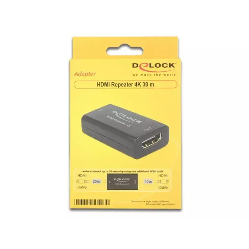 Extensor AV DeLOCK 11403 preto