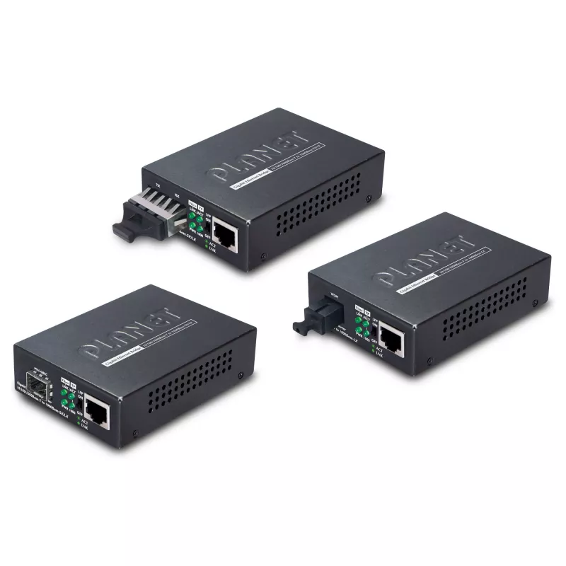 Planet GT-806B15 - Conversor de media - GigE - 10Base-T, 1000Base-LX, 100Base-TX, 1000Base-T - RJ-45 /