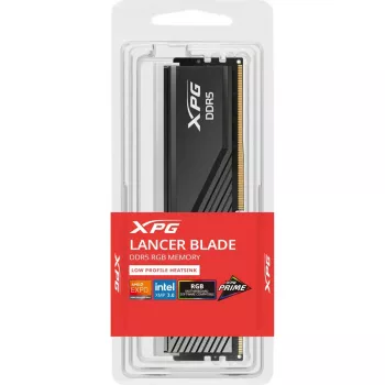Desktop DDR5 24 GB ADATA XPG Lancer Blade RGB DIMM 6000 MT/s, CL36, preto, INTEL XMP