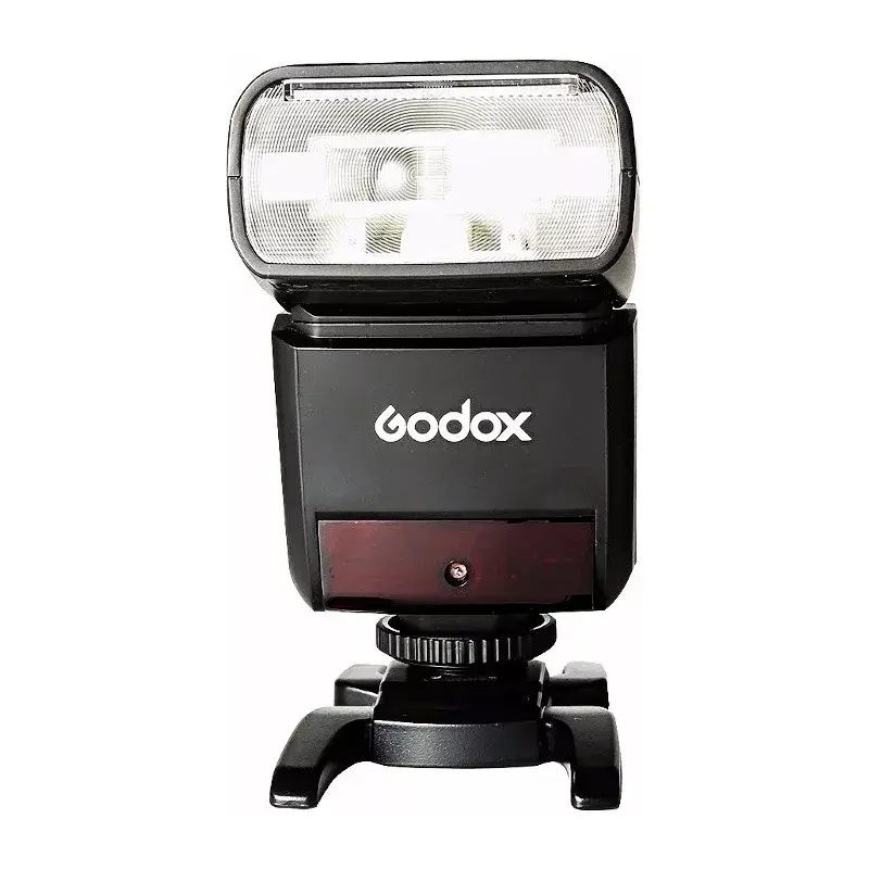 Flash escravo Godox TT350F preto 2,2 s tempo de carregamento pilha AA
