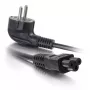 Cabo de alimentação para portátil europeu C2G 2m CEE 7/7 para IEC 60320 C5 250V 3A