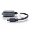C2G Adaptador Mini DisplayPort para DVI 20 cm Thunderbolt para DVI-D preto