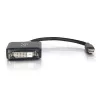 C2G Adaptador Mini DisplayPort para DVI 20 cm Thunderbolt para DVI-D preto