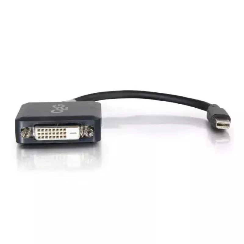 C2G Adaptador Mini DisplayPort para DVI 20 cm Thunderbolt para DVI-D preto