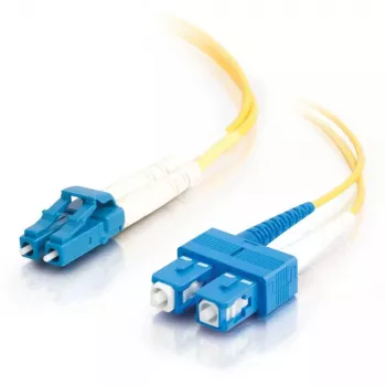 C2G Cabo de fibra ótica InfiniBand 2 m LC SC OFNR amarelo