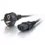 C2G Cabo de alimentação 3 m 16 AWG IEC320C13 para CEE7/7