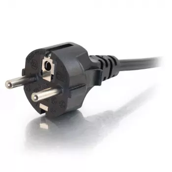 C2G Cabo de alimentação 5 m preto CEE7/7 C13 conector fêmea 88546