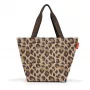 reisenthel Saco de compras shopper M LEO MACCHIATO fibra sintética castanho ZS6048 (ZS6048)