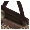 reisenthel Saco de compras shopper M LEO MACCHIATO fibra sintética castanho ZS6048 (ZS6048)