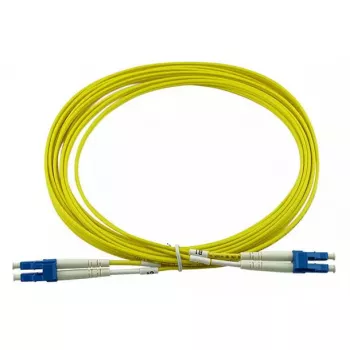 BlueOptics CAB-SMF-LC-LC-5-BO cabo patch de fibra monomodo LC-UPC/LC-UPC, 5 m, bege