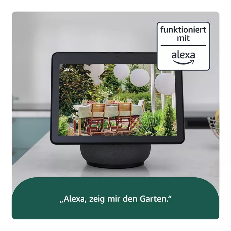 AMAZON (RING) Blink Outdoor 4 - Câmara de vigilância de rede - Exterior, interior - resistente às intempéries - cor (dia/noite) - 1080p - áudio - sem fios - Wi-Fi (B0B1N5RL1Q)