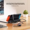 Estação de acoplamento para consola de jogos portátil Unitek G1002F01 — conector de acoplamento USB, preto