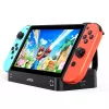 Estação de acoplamento para consola de jogos portátil Unitek G1002F01 — conector de acoplamento USB, preto