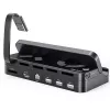 Estação de acoplamento para consola de jogos portátil Unitek G1002F01 — conector de acoplamento USB, preto