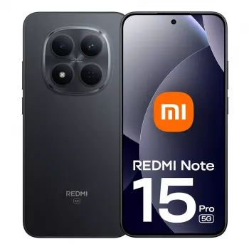 Smartphone Xiaomi Redmi Note 15 Pro 5G — MediaTek Dimensity 7400 Ultra, 8GB RAM, 512GB, 6,83″ FHD+, 200MP, 6580mAh, Dual SIM, preto