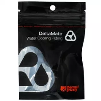 Thermal Grizzly DeltaMate Extender Fitting MM7R, latão G1/4, preto (TG-DM-FIT-0011)