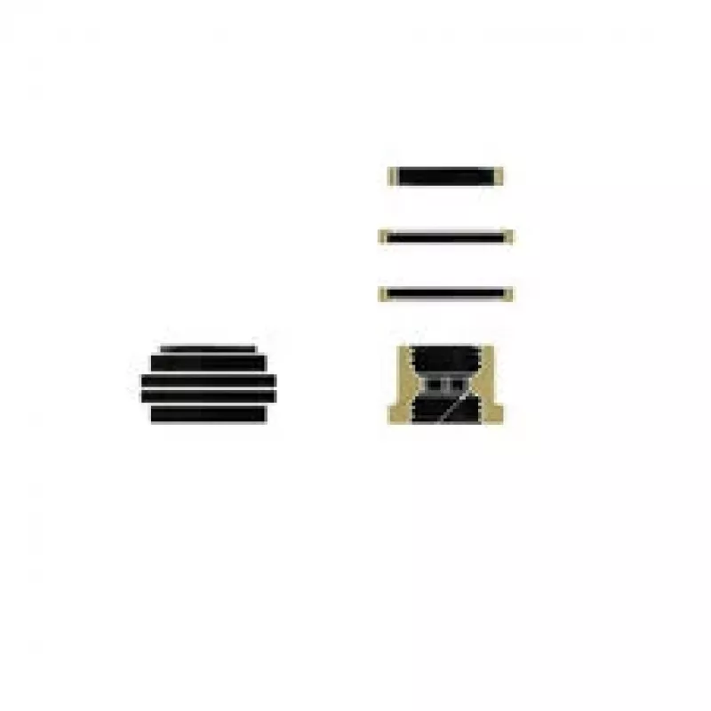 Thermal Grizzly DeltaMate Pass Through – conector de refrigeração líquida, preto, 1 unid. (TG-DM-FIT-0016)