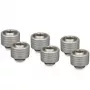 Thermal Grizzly DeltaMate Compression Fitting ST16, latão G1/4, níquel, pack de 6 (TG-DM-FIT-6201)