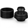 Thermal Grizzly DeltaMate Compression Fitting ST16, latão G1/4, preto, pack de 6 (TG-DM-FIT-6001)