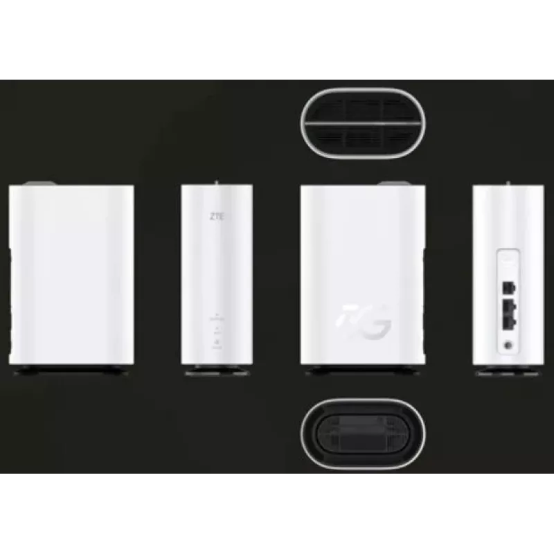 ZTE G5C – Router Gigabit Ethernet Dual Band WLAN (2,4 GHz / 5 GHz) Wi-Fi 6 4G/5G em branco
