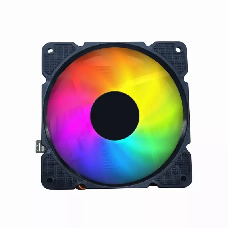 Arrefecedor de CPU Gembird CPU-HURACAN-ARGB-X140 12 cm preto branco 800-1600 rpm