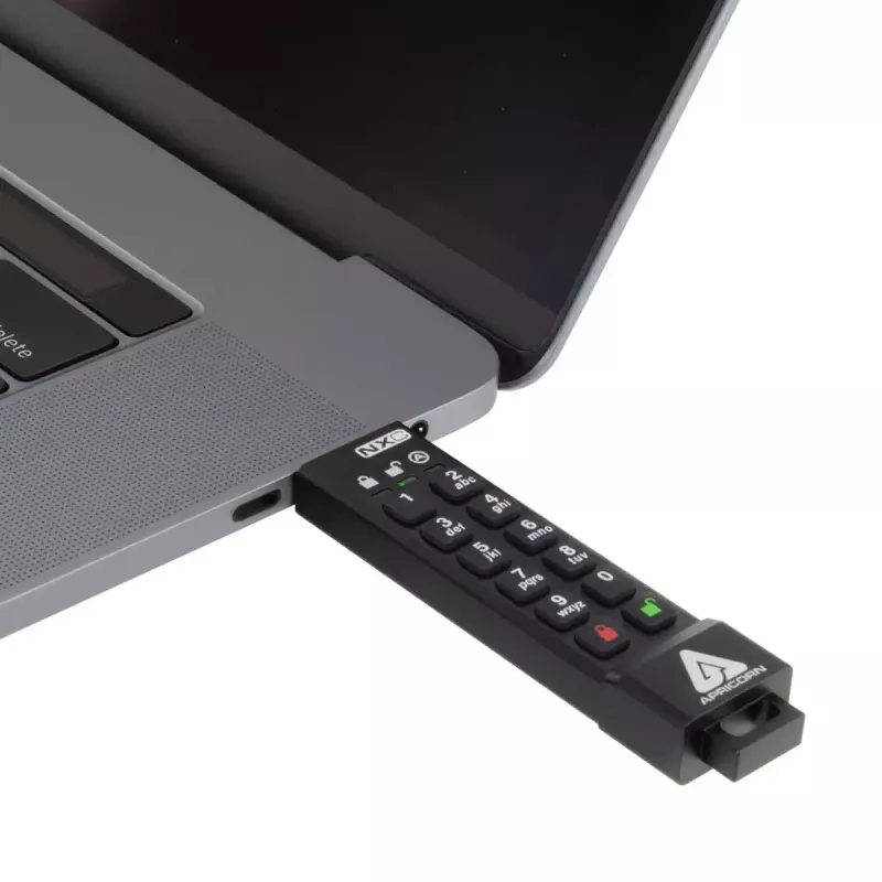 Pen USB Apricorn 64GB USB Type-A 3.2 Gen 1 Aegis Secure Key 3NXC