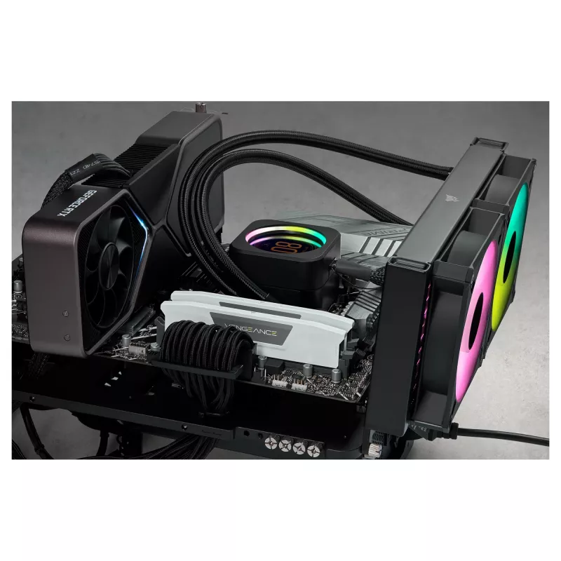 Corsair Vengeance 32GB (2x16GB) DDR5 6400MHz CL36 Kit de memória RAM para desktop – branco