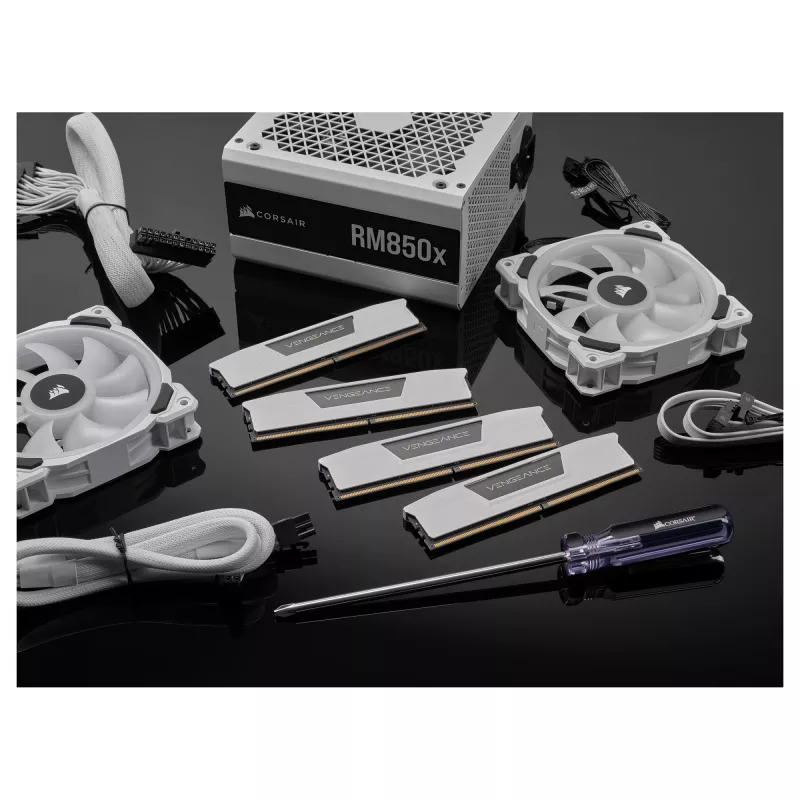 Corsair Vengeance 32GB (2x16GB) DDR5 6400MHz CL36 Kit de memória RAM para desktop – branco