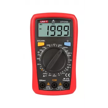 Multímetro digital Unit UT131D – testador elétrico compacto de mão