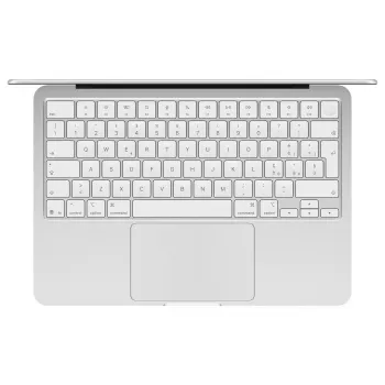MacBook Neo 13 prateado MHFC4D/A Apple A18 Pro Chip, CPU 6-Core, GPU 5-Core, 8 GB, 512 GB SSD, Touch ID