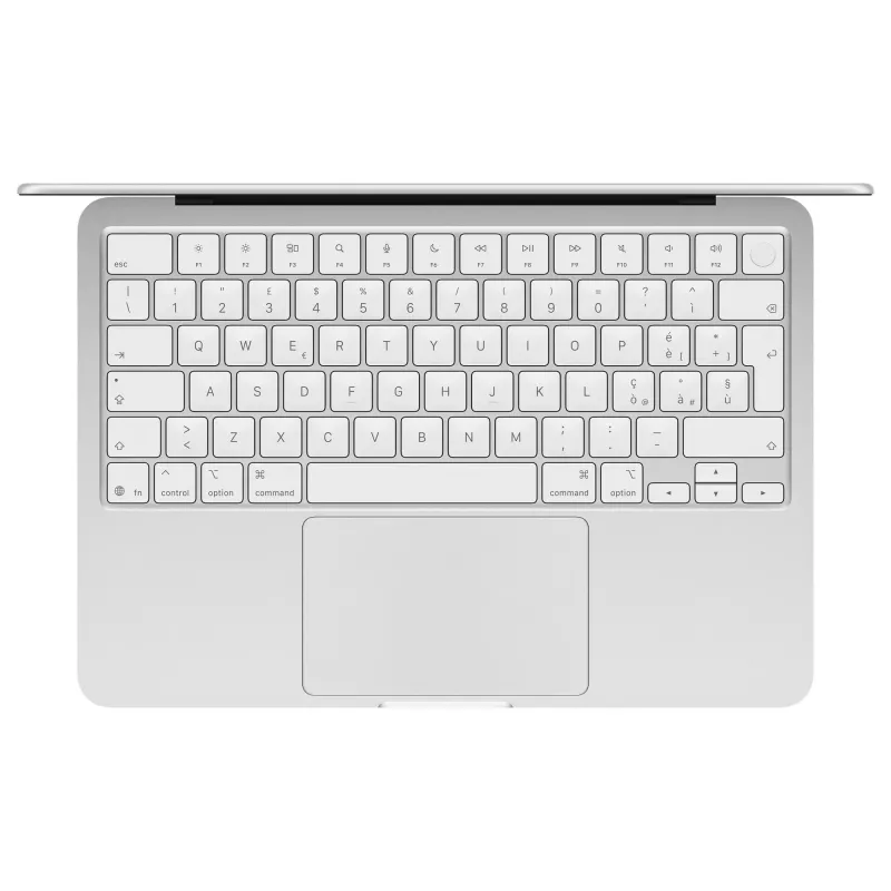 MacBook Neo 13 prateado MHFC4D/A Apple A18 Pro Chip, CPU 6-Core, GPU 5-Core, 8 GB, 512 GB SSD, Touch ID