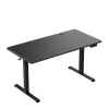 Secretária mark adler Leader 7.3 preto – estação de trabalho ergonómica de altura ajustável