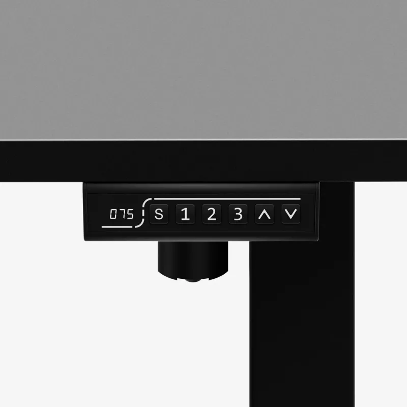 Secretária mark adler Leader 7.3 preto – estação de trabalho ergonómica de altura ajustável