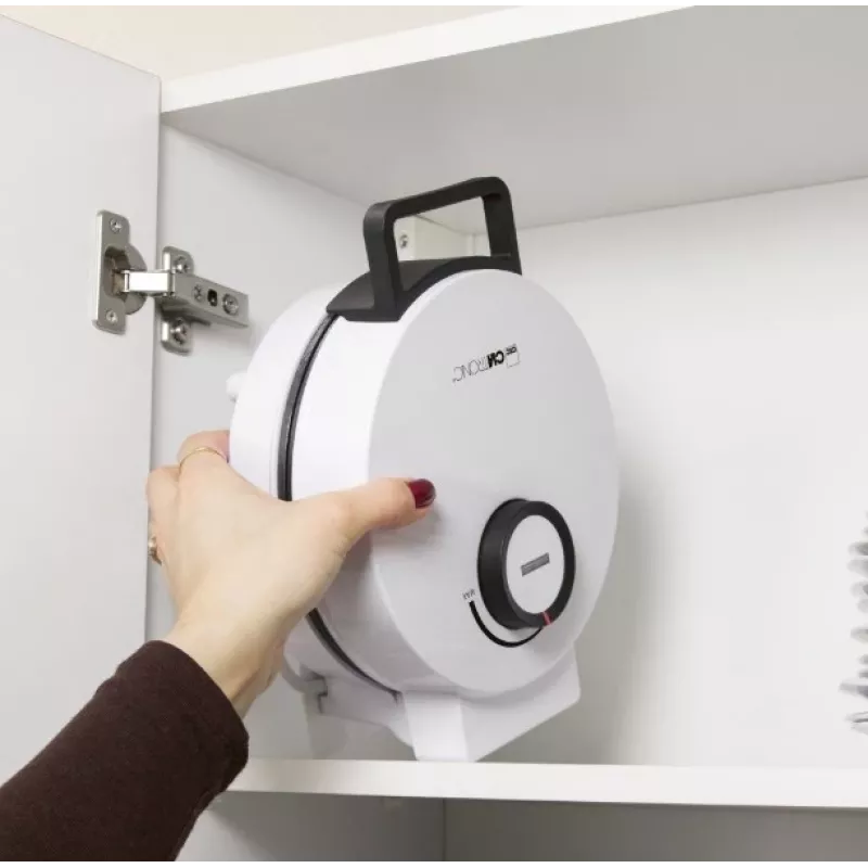 Clatronic WA 3832 máquina de waffles em forma de coração, branco
