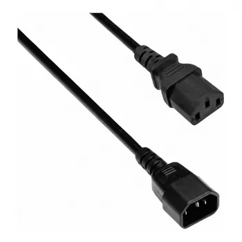 Cabo de alimentação Synergy 21 230V conector fêmea IEC-C13/conector macho IEC-C14 (S218201)