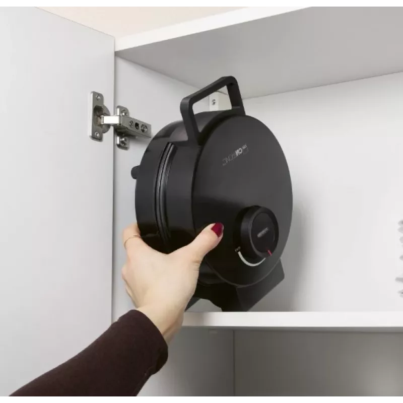 Clatronic WA 3832 máquina de waffles em forma de coração, preto
