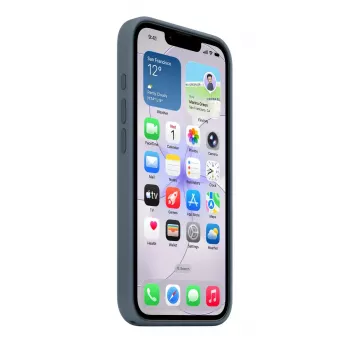 Capa de silicone com MagSafe para Apple iPhone 17e — Anchor Blue, capa, compatível com 6,1 polegadas (15,5 cm)
