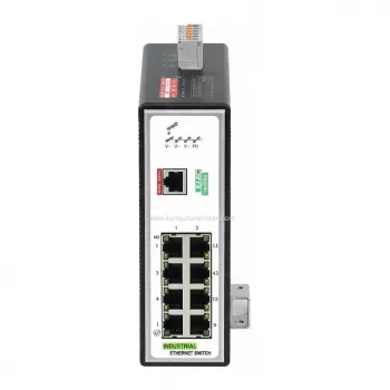 Switch gerido industrial WAGO 8 portas 100Base-TX PROFINET preto 852-602 - Switch - 0,1 Gbit/s