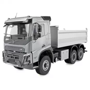Camião basculante radiocontrolado Amewi Volvo FMX E015 6x4 1:14 RTR prateado