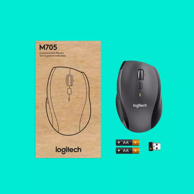 Rato Logitech Marathon M705 sem fios USB preto