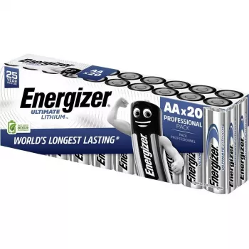 Pilha de lítio Energizer Ultimate FR6 Mignon AA 3000 mAh 1,5 V 20 peças (E304283200)