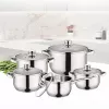 Conjunto de cozinha Maestro MR-2020-10 — conjunto de 10 peças de panelas e frigideiras