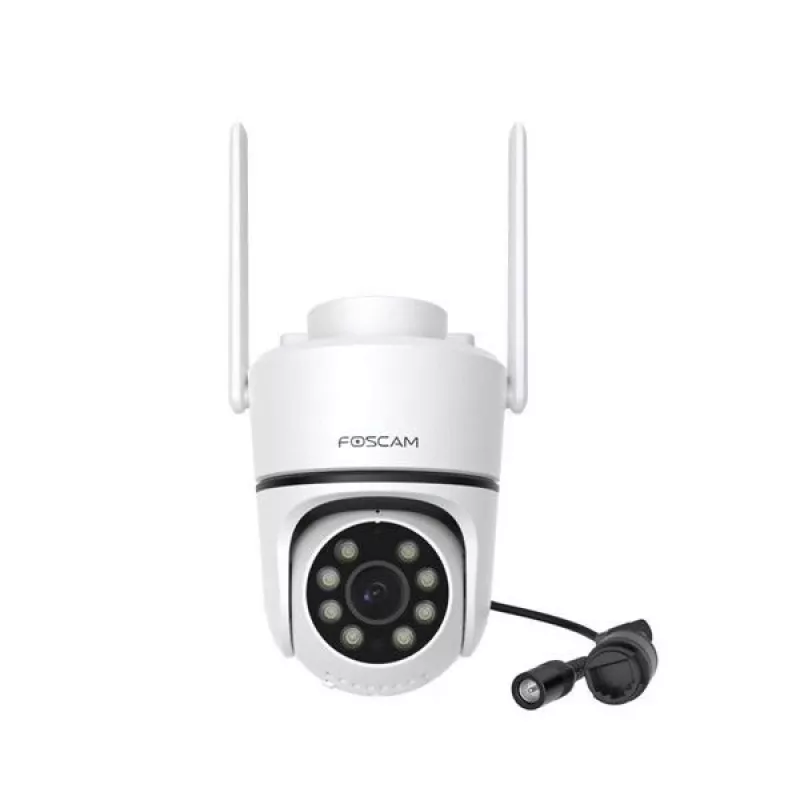 Câmara IP Foscam PD5 5MP branca — câmara de vigilância para rede exterior e interior, resolução 5 MP